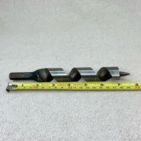GreenLee 1” Auger Drill Bit-Woodworking-Building-Construction-5” bit-1.75” Shank - Picture 7 of 8
